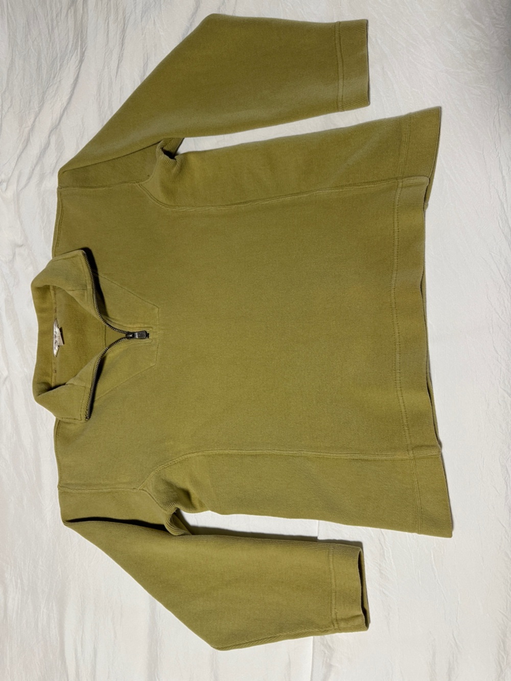 Tommy Bahama Olive Green Half-Zip Pullover Sweater
